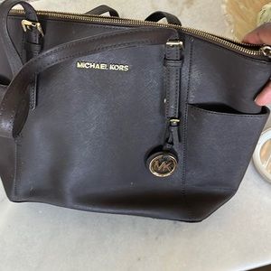 Michael Kors Brown Medium Jet Set